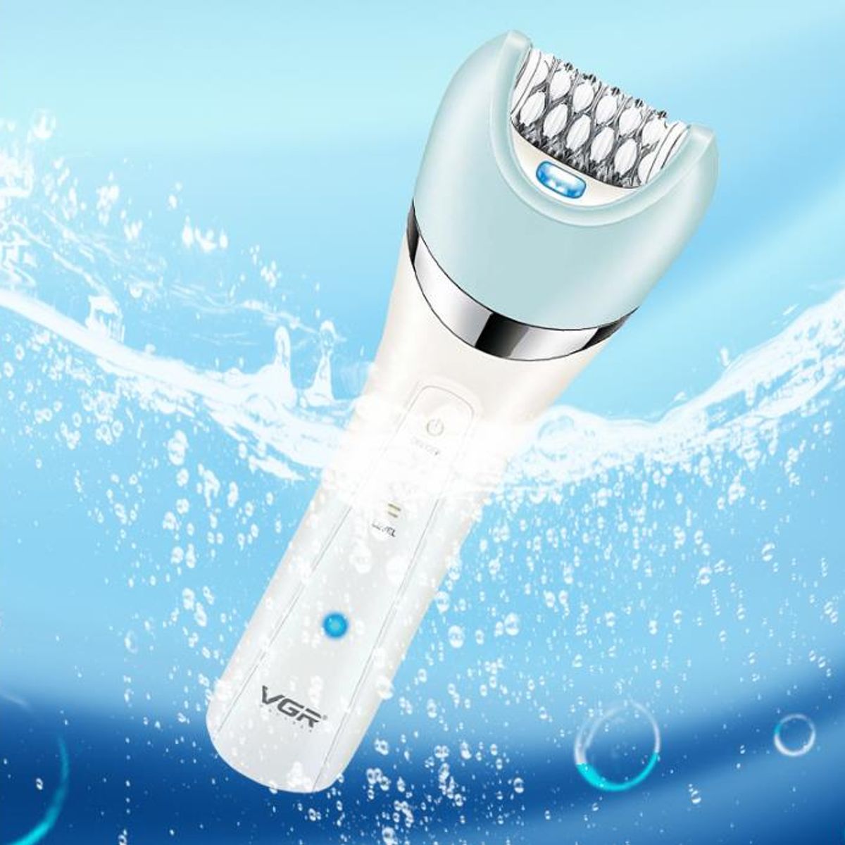 PUREPOWER - VGR 5EN1 Depiladora eléctrica para el cabello para mujerBlanco