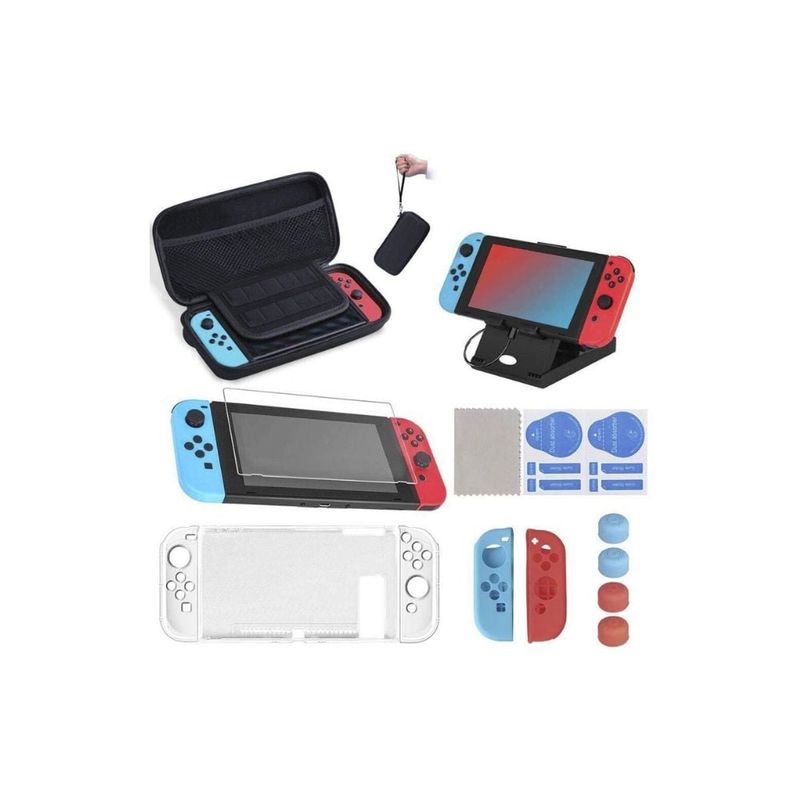 VDVO - Kit de accesorios con estuche para nintendo switch 16 en 1