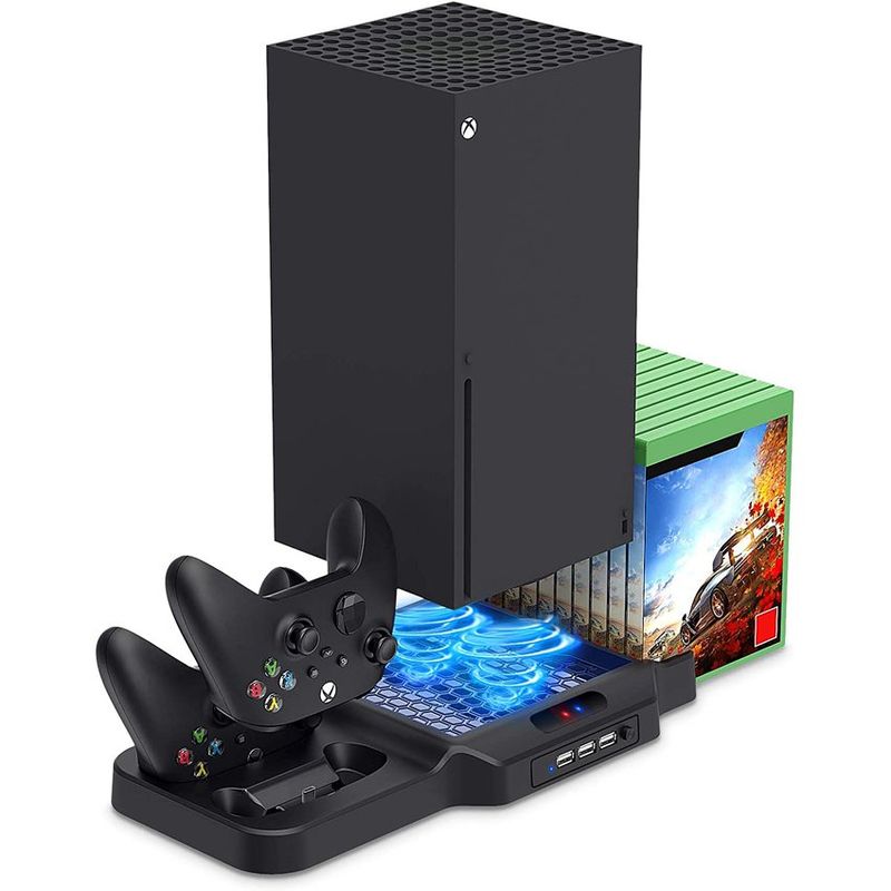 IPEGA - Vertical soporte carga y ventilador para xbox série x s controles