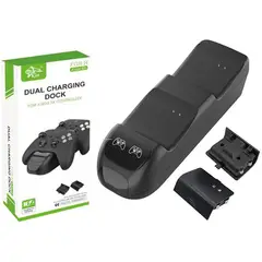 VDVO - Estación de carga cargador xbox series x 2 baterias negro