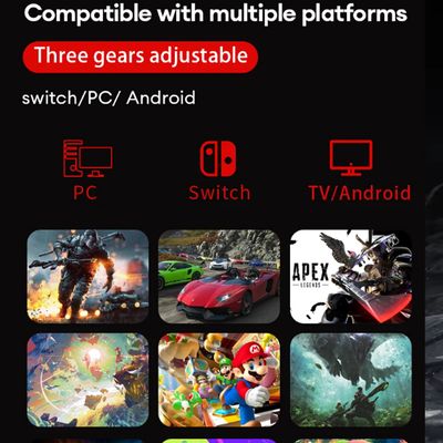 Imagen 2 del producto P01 Gamepad mango del juego efectos Ios Android Switch pc