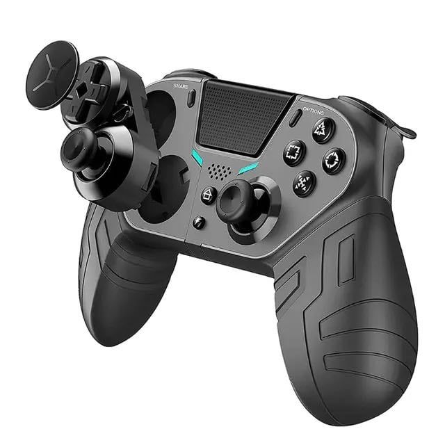 CORRERREY Gamepad inalámbrico para ps4 controller Negro