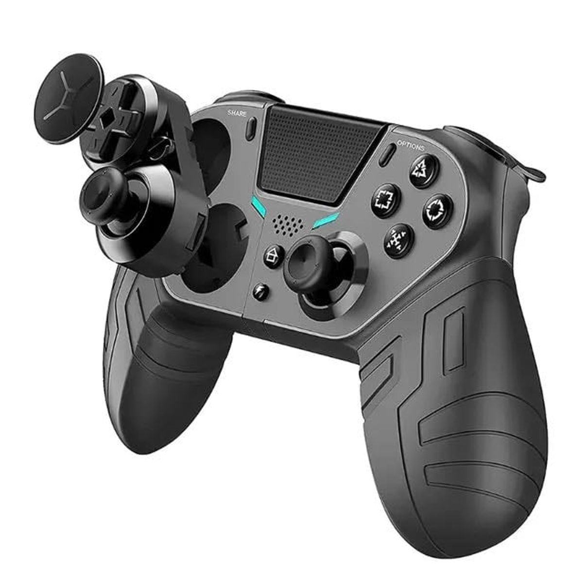 CORRERREY - Gamepad inalámbrico para ps4 controller Negro