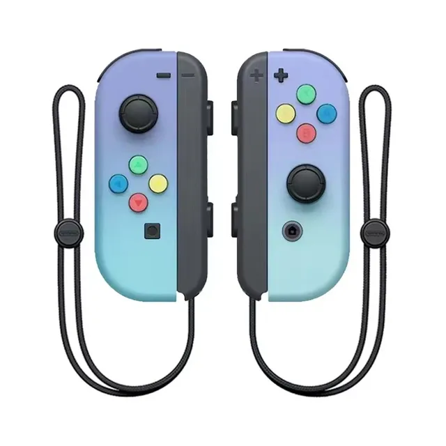 CORRERREY Mandos para nintendo switch joycon l y r inalámbrico Gradient of blue