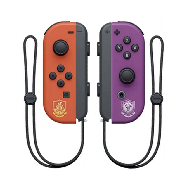 CORRERREY Mandos para nintendo switch joycon l y r inalámbrico Red and purple