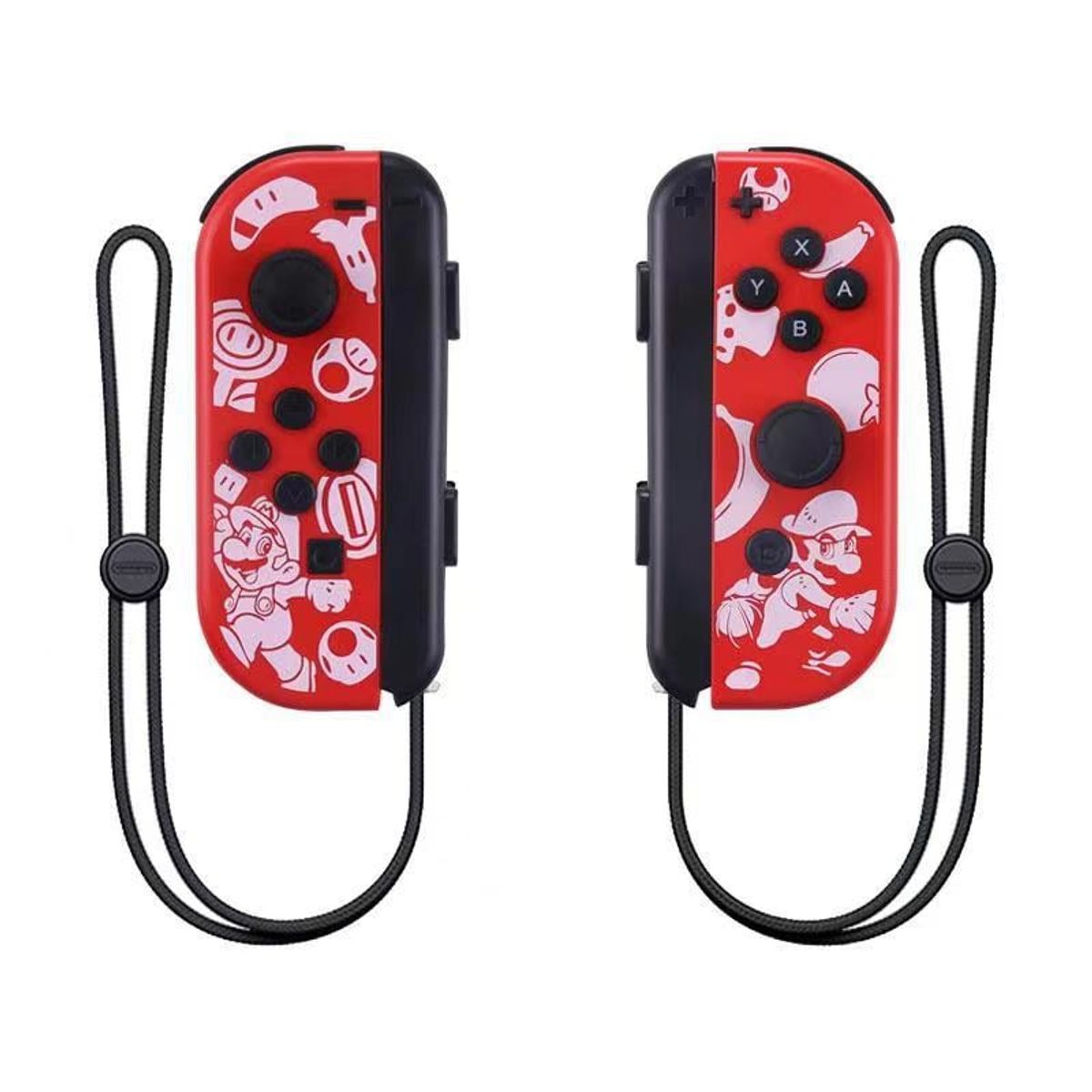 CORRERREY - Mandos para nintendo switch joycon l y r inalámbrico Red Mari