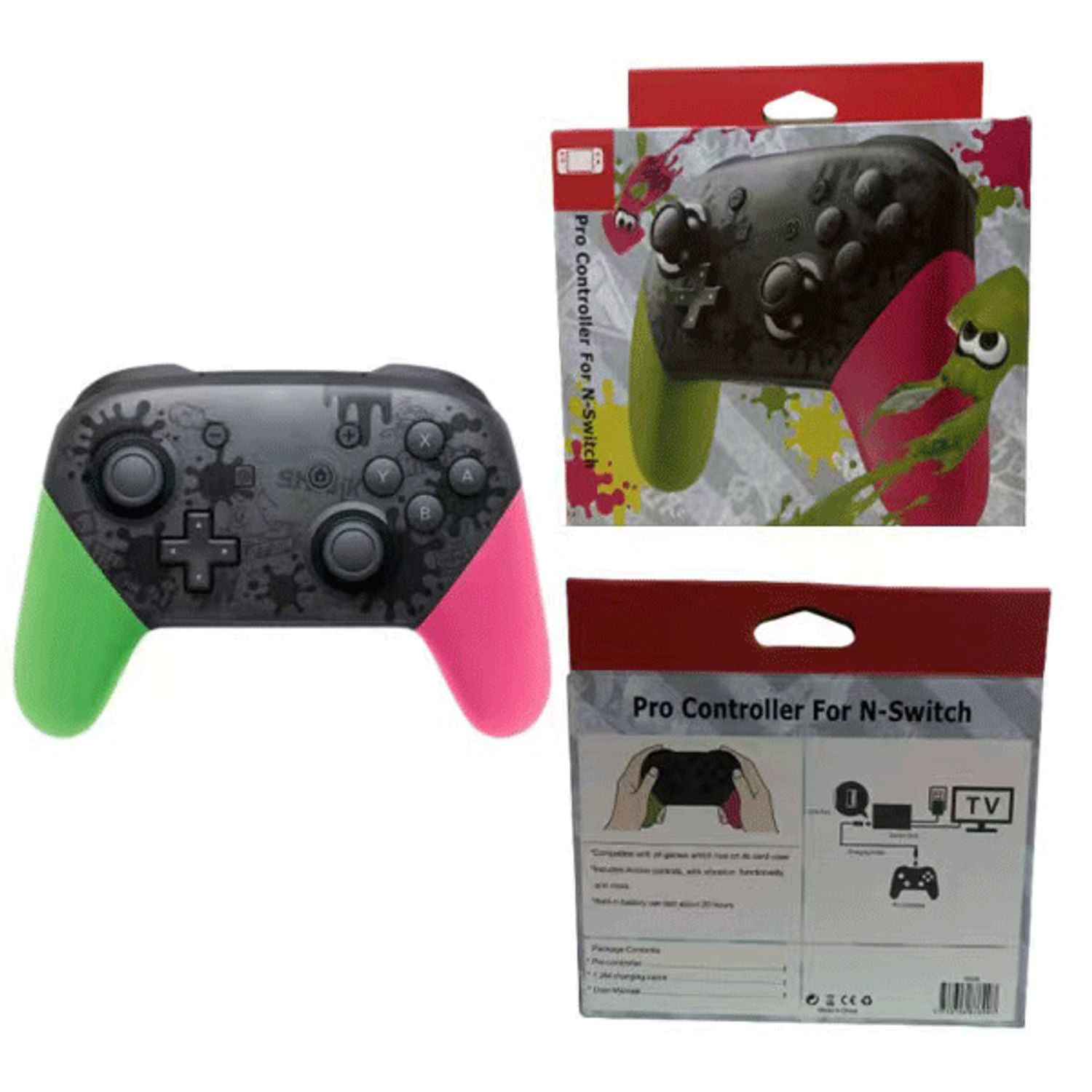 CORRERREY Control para nintendo switch pro bluetooth joystick