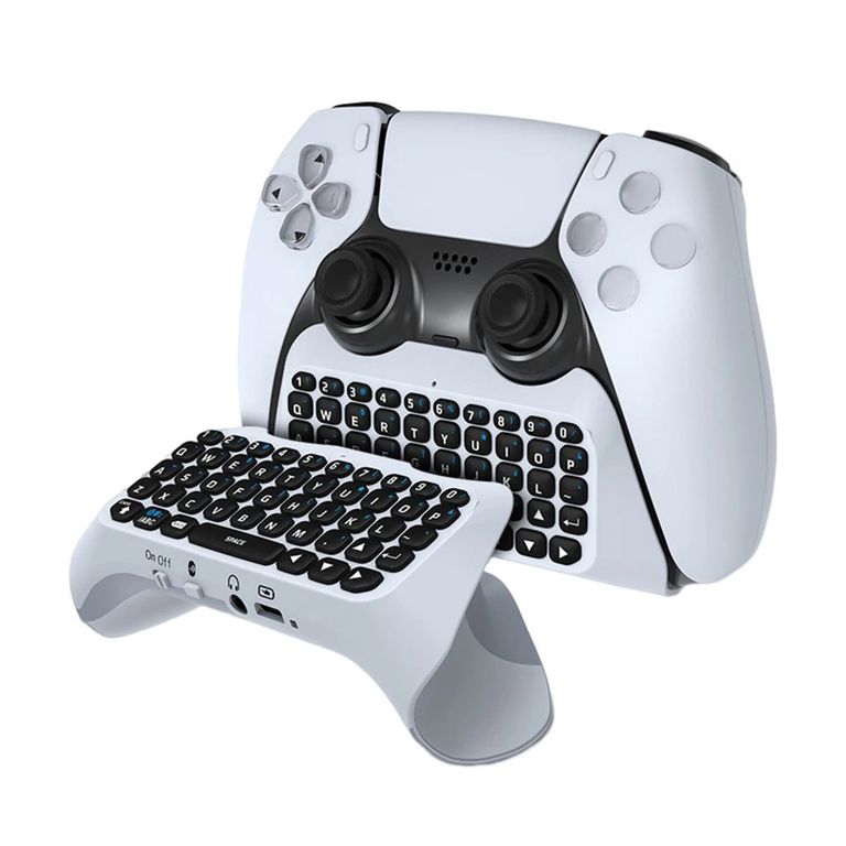 CORRERREY Teclado inalámbrico para mando de PS5 teclado externo con Bluetooth