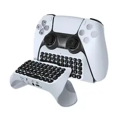 CORRERREY - Teclado inalámbrico para mando de PS5 teclado externo con Bluetooth.