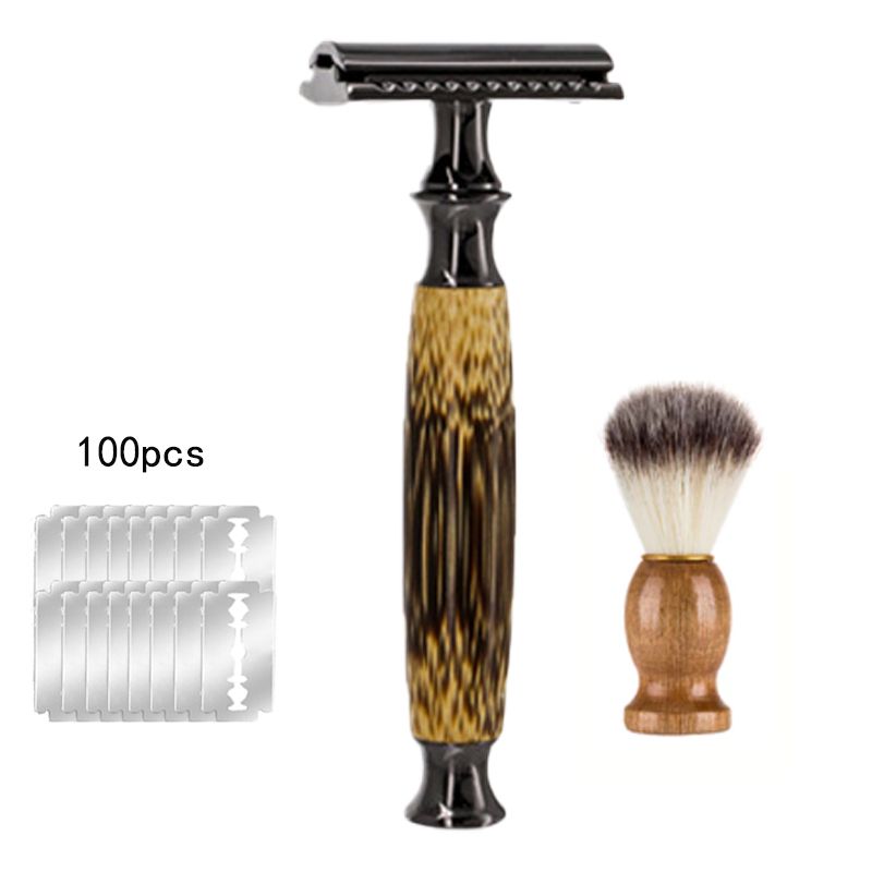 PUREPOWER - Maquina de Afeitar de barbero con 100 hojas - Negro.-