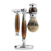 Maquina de Afeitar de barbero con 100 hojas - Madera