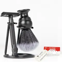 PUREPOWER - Maquina de Afeitar de barbero con 100 hojas - Negro.-