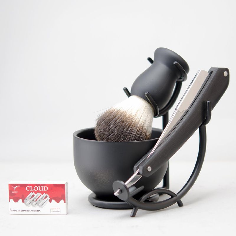 PUREPOWER - Maquina de Afeitar de barbero con 100 hojas - Negro