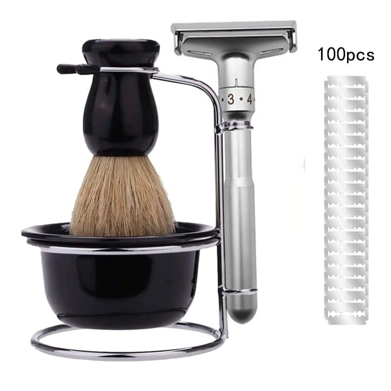 PUREPOWER - Maquina de Afeitar de barbero con 100 hojas - Azul