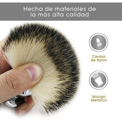 Imagen 2 del producto Maquina de Afeitar de barbero con 100 hojas - Azul