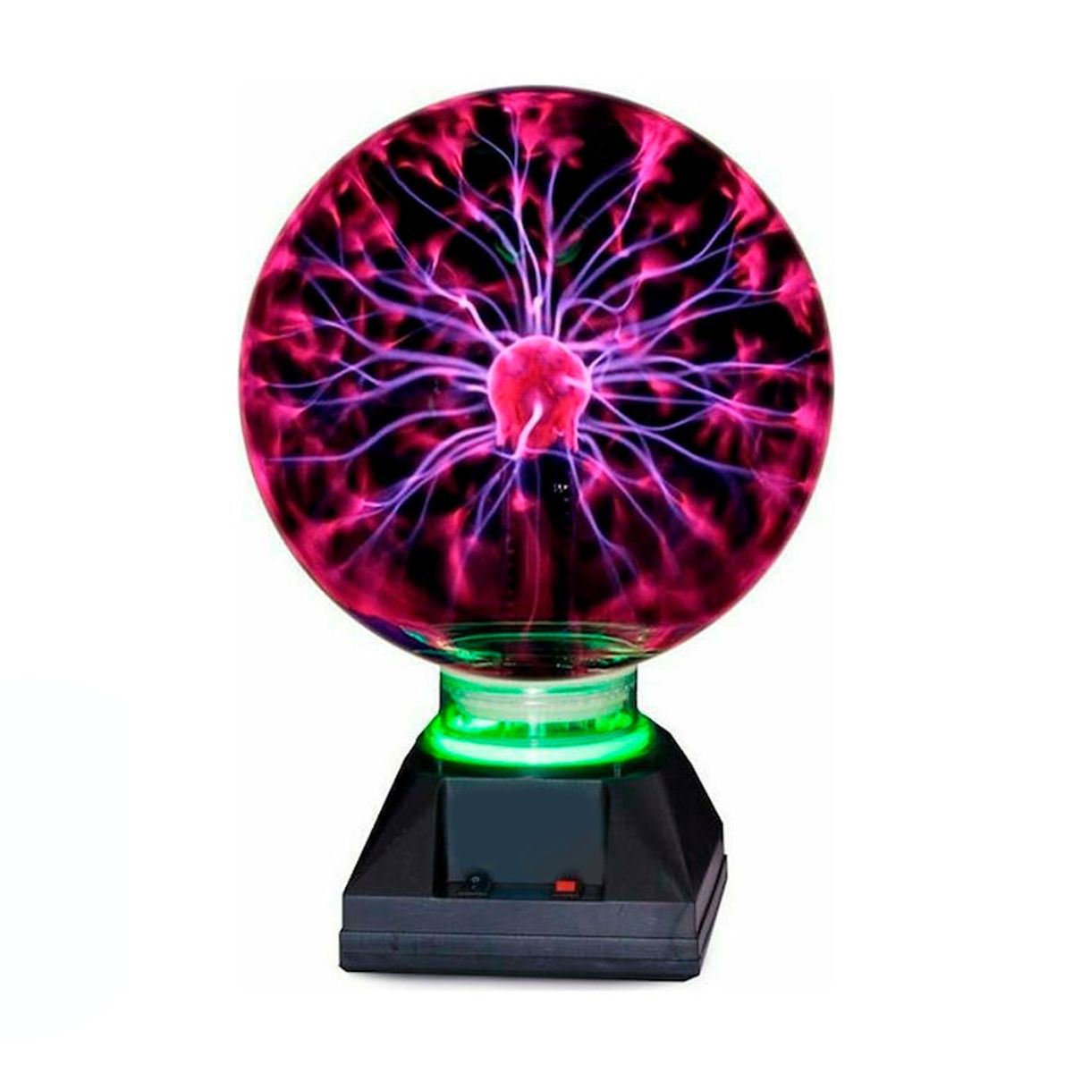 GENERICO - Bola Lampara De Plasma Eléctrica Plasma Light Negro Transparente