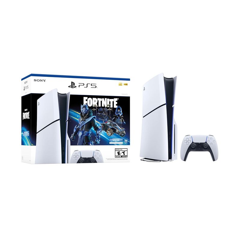 SONY - Consola Sony PlayStation 5 Disc Edition Fortnite Cobalt Star Bundle