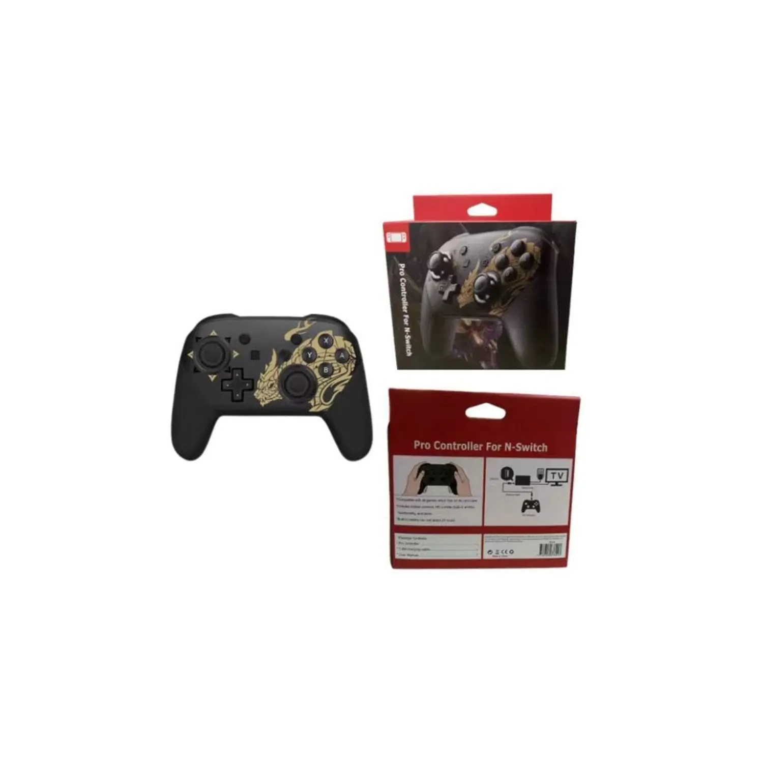 任天堂Switch　スイッチ用コントローラー（無線）MONSTER HUNTER Controlador Nintendo Switch Pro - Monster Hunter Chile | Ubuy