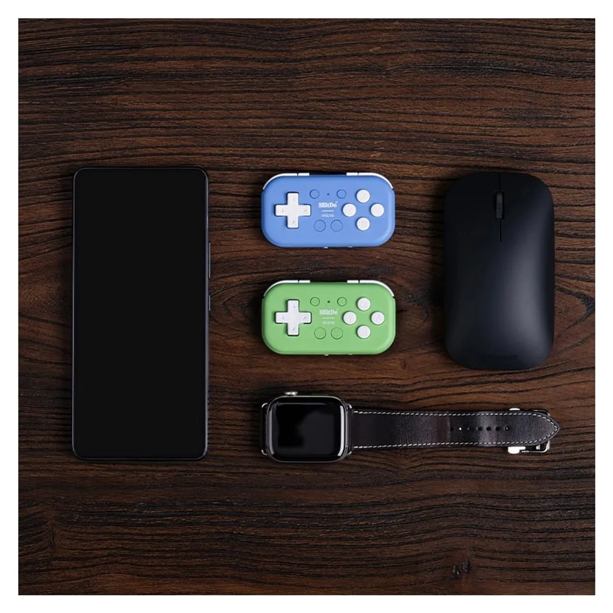 8BITDO - 8bitdo-mando Micro Bluetooth mini de bolsillo admite modo de teclado