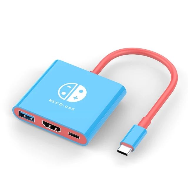 CORRERREY Nintendo Switch TPYE-C Hub Portable Dock with HDMI and USB 3.0