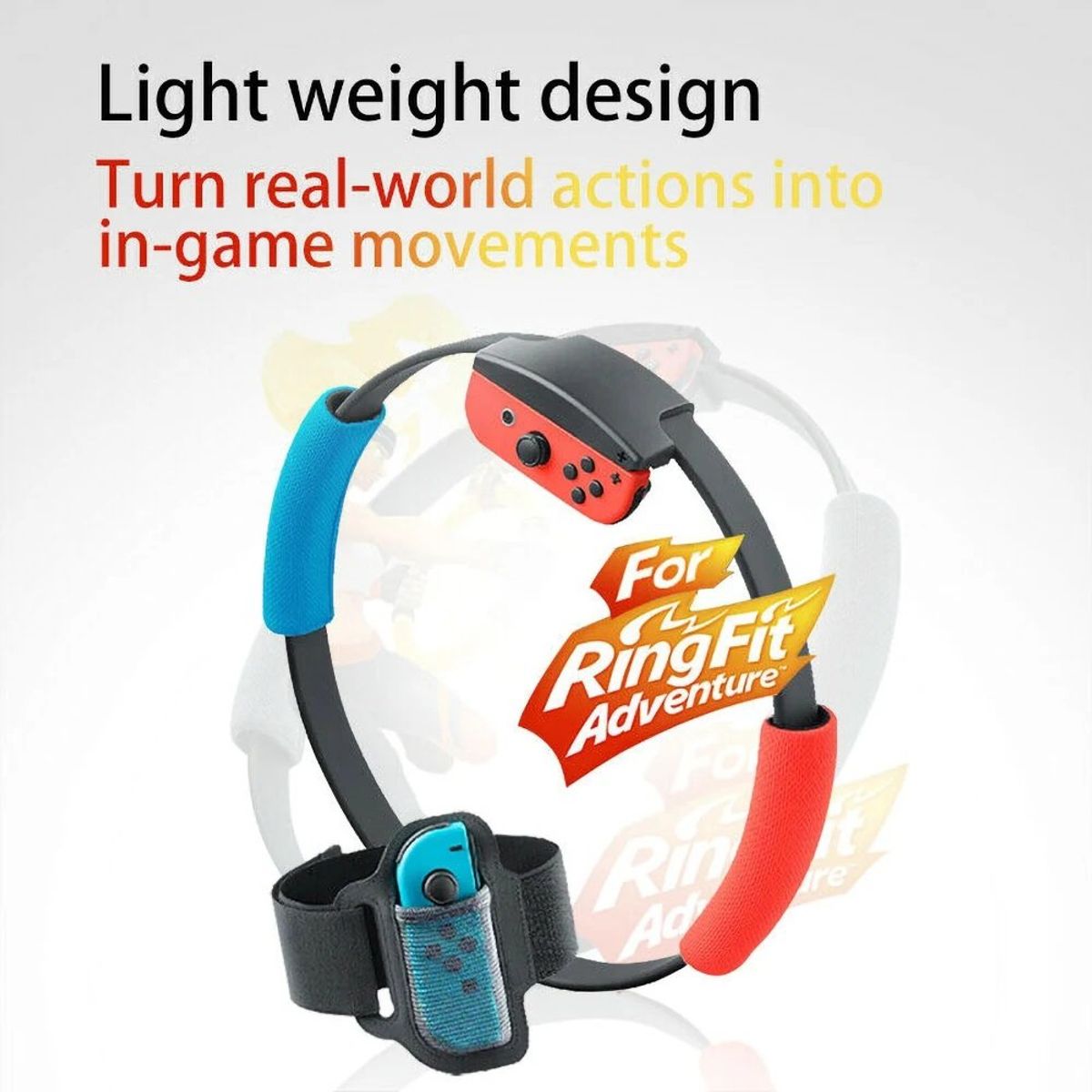 CORRERREY - Switch Fitness Ring Adventure Nintendo Ringcon juego sensorial