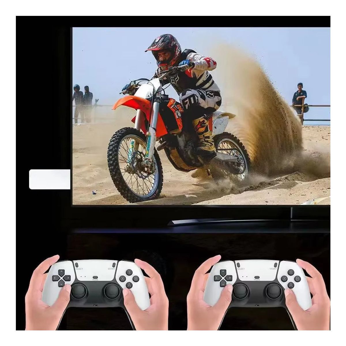CORRERREY - Consola de videojuegos 24G 4K HD 20000+ juegos clásicos 64Gb