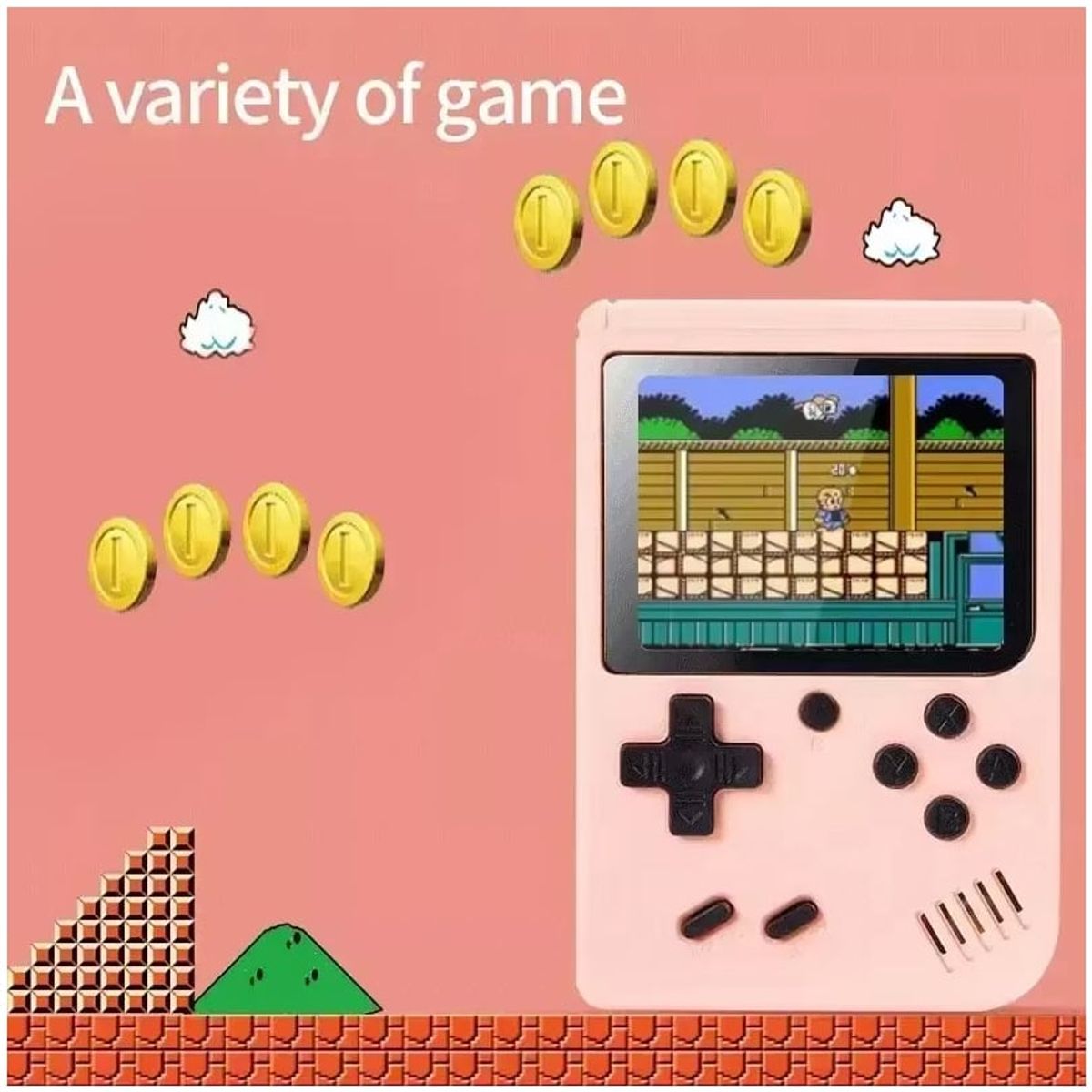 CORRERREY - Mini consola de videojuegos portátil Retro para niños 30 500 juegos