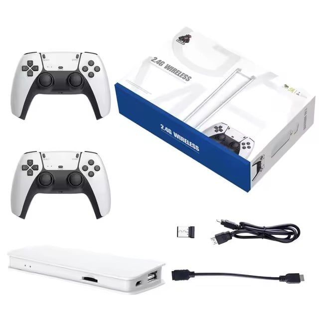 CORRERREY Consola de videojuegos 24G 4K HD 20000+ juegos clásicos para TV
