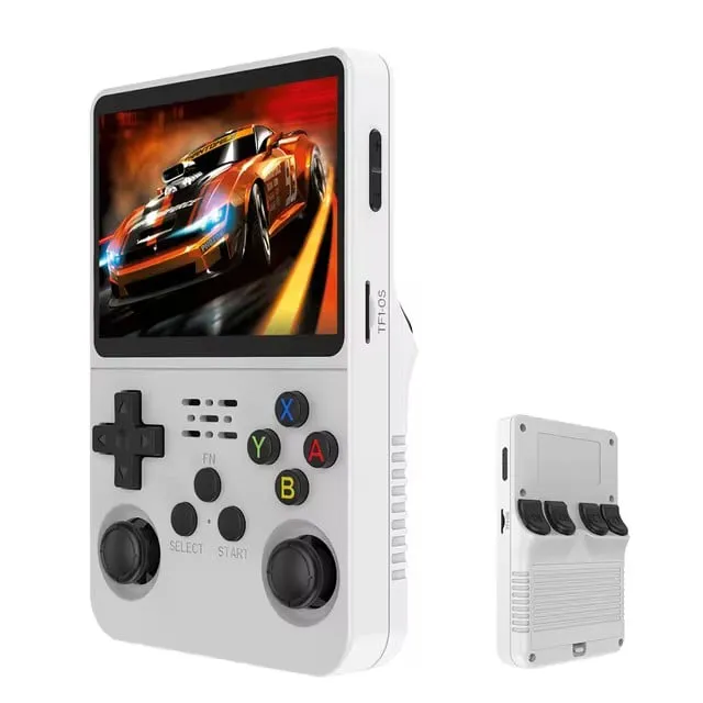 CORRERREY Consola de videojuegos portátil Retro R36S sistema Linux 35 pulgadas