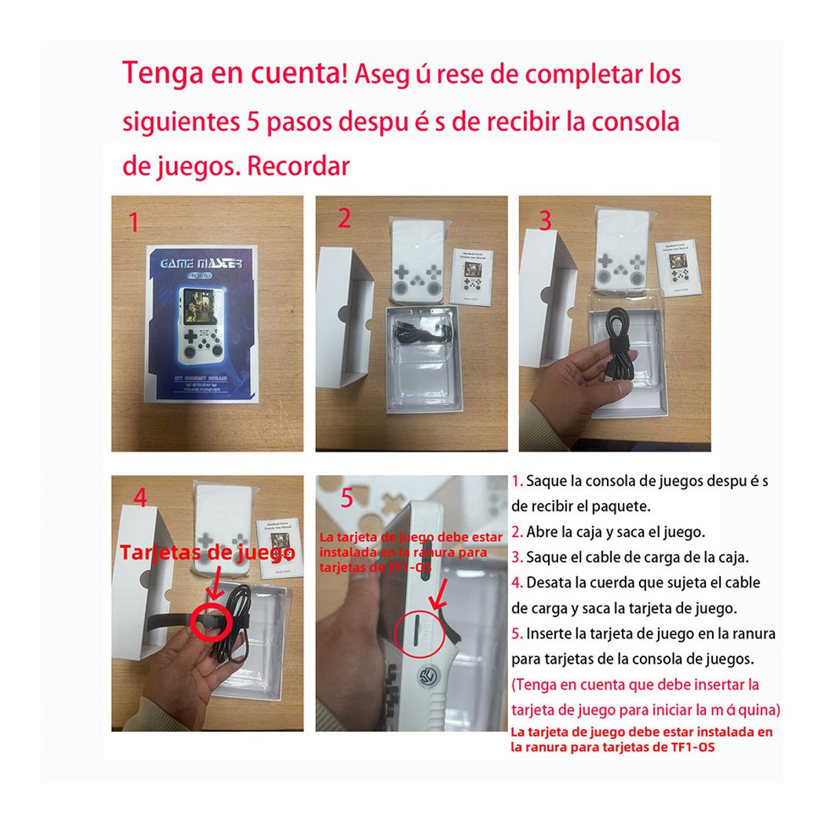 CORRERREY - Consola de videojuegos portátil Retro R36S sistema Linux 35 pulgadas