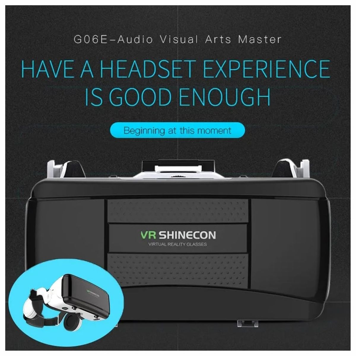 CORRERREY - Gafas de realidad Virtual 3D VR casco estéreo Controlador de juego