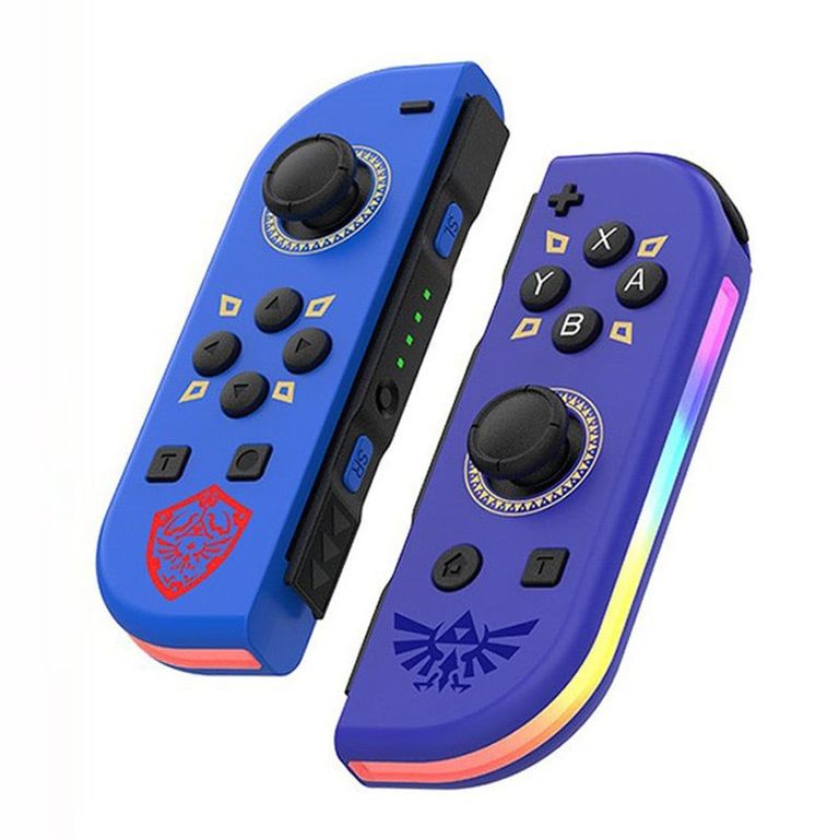 CORRERREY Gamepad Inalámbrico Doble Joypad Rgb Vibración 6 Ejes 5. 2 Para Nintendo Switch