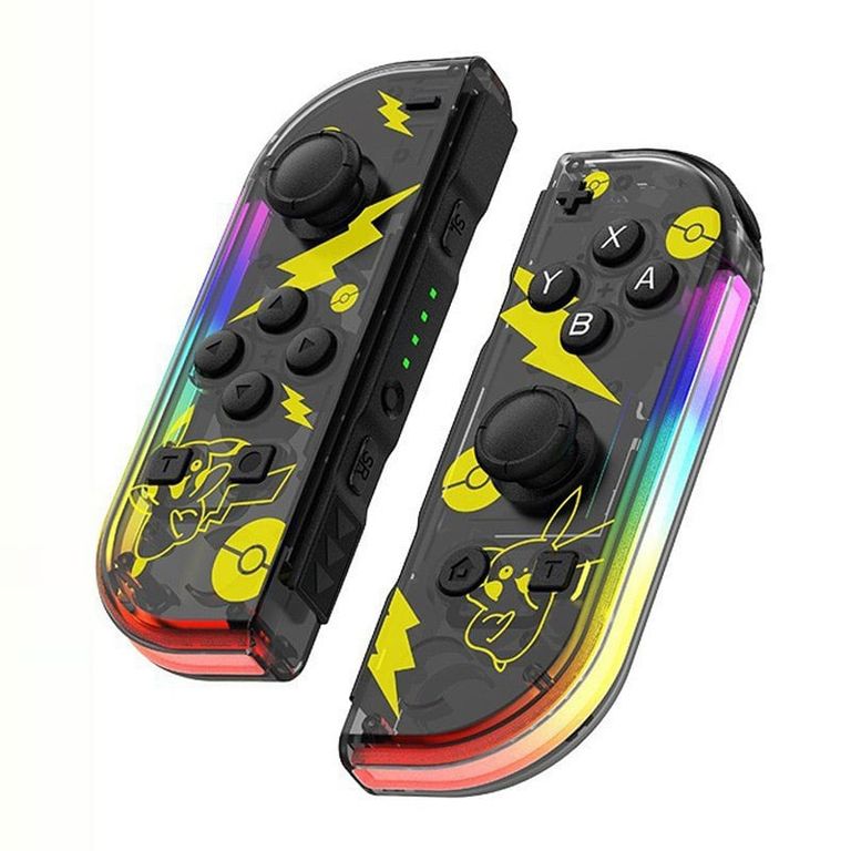CORRERREY Gamepad Inalámbrico Doble Joypad Rgb Vibración 6 Eje Nintendo Switch