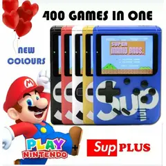 OEM - Mini consola sup portatil retro 400 juegos con control remoto Blanco