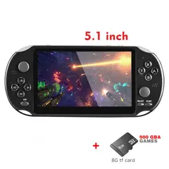 VDVO - Consola de juegos portátil lcd de 5 1" para gba nes 3000 juegos