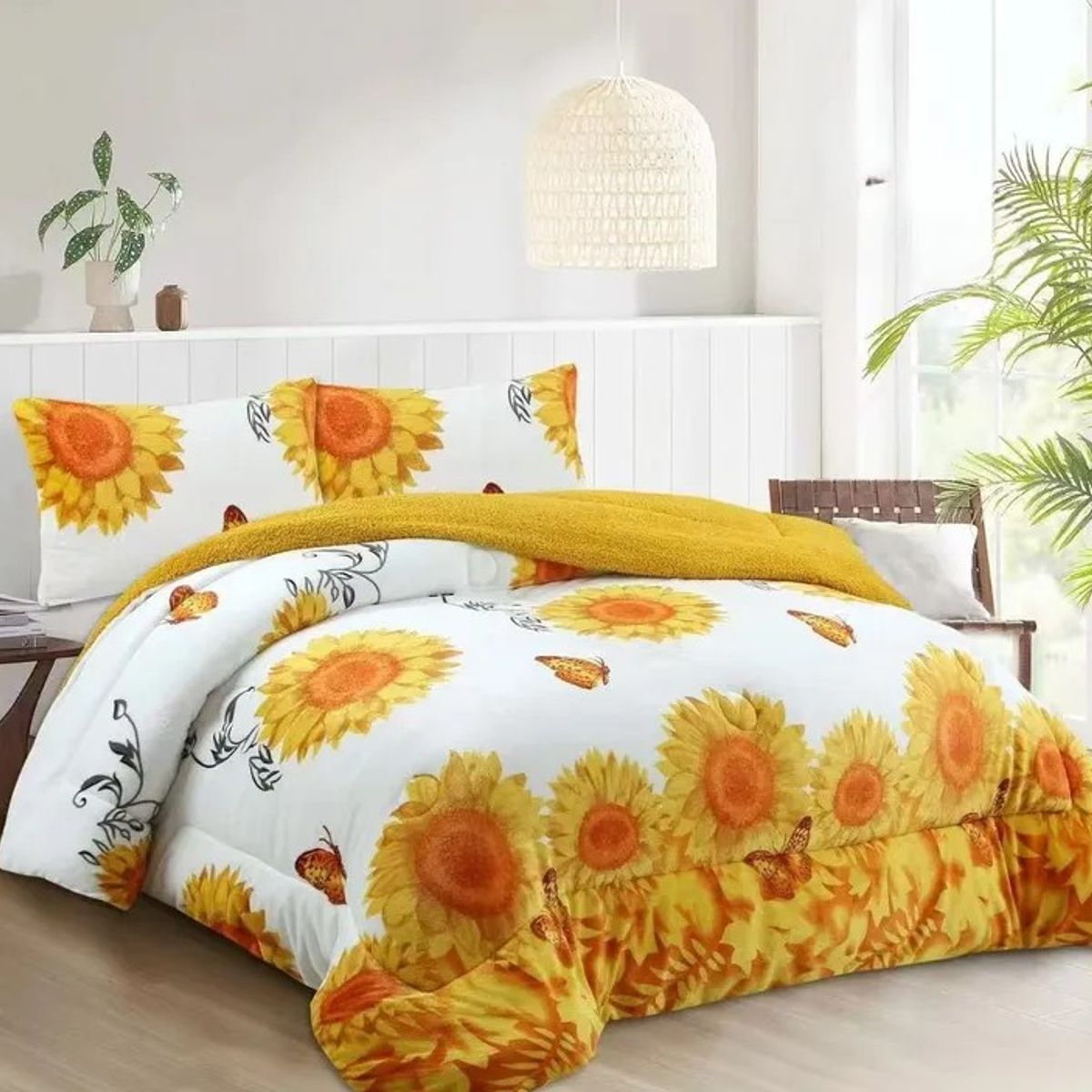 GENERICO - COBERTOR GRUESO PLUSH CON CHIPORRO PARA INVIERNO 2.5 PLAZA