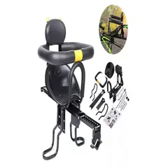 GENERICO - Silla Soporte Asiento Delantero Niños Porta Bebe Bicicleta