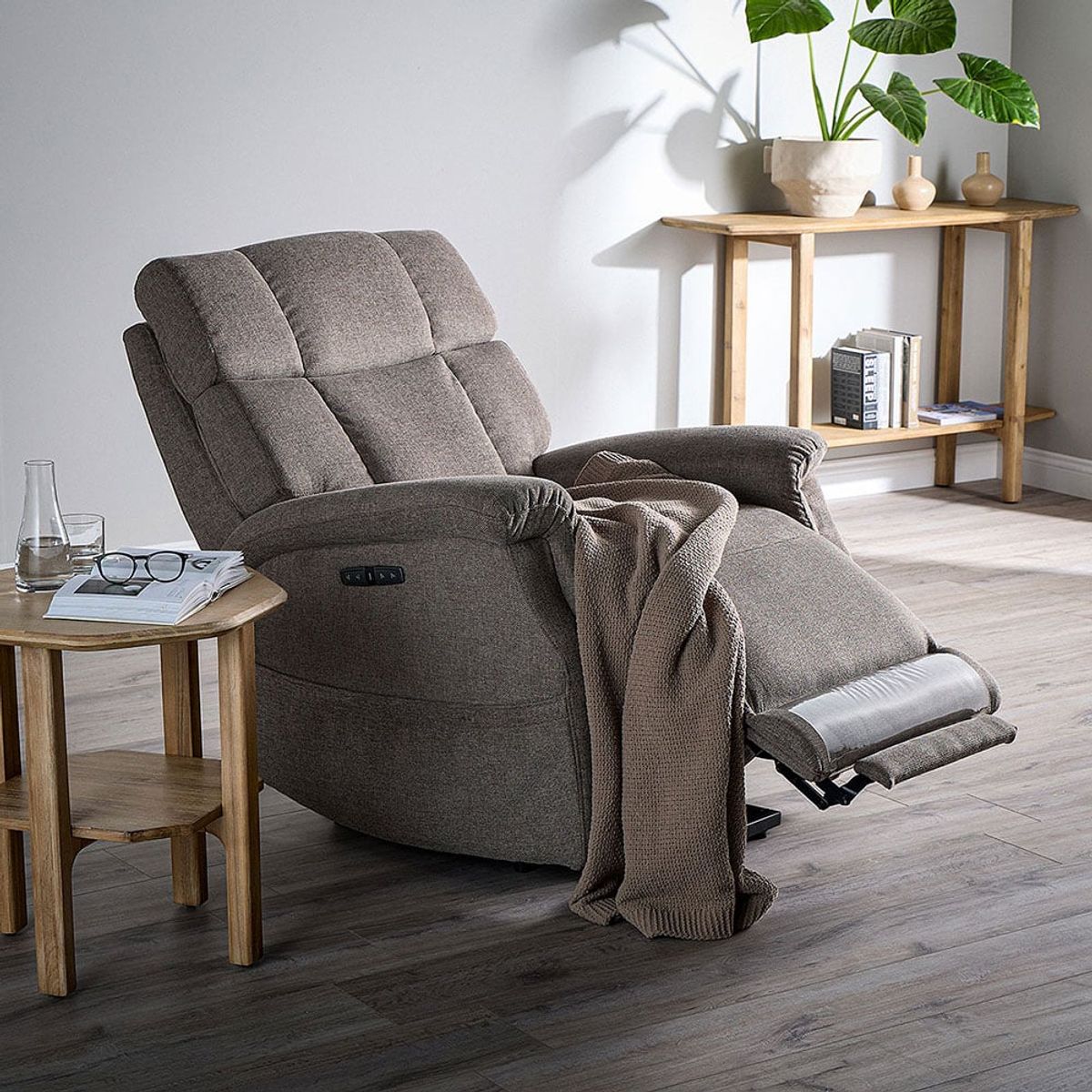 ROSEN - Bergere Kingston Eléctrico Tela Taupe