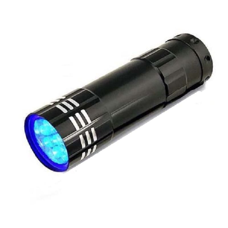 GENERICO - Linterna Tipo Lapiz Led Luz UV Ultravioleta Laser Pilas De Bolsillo