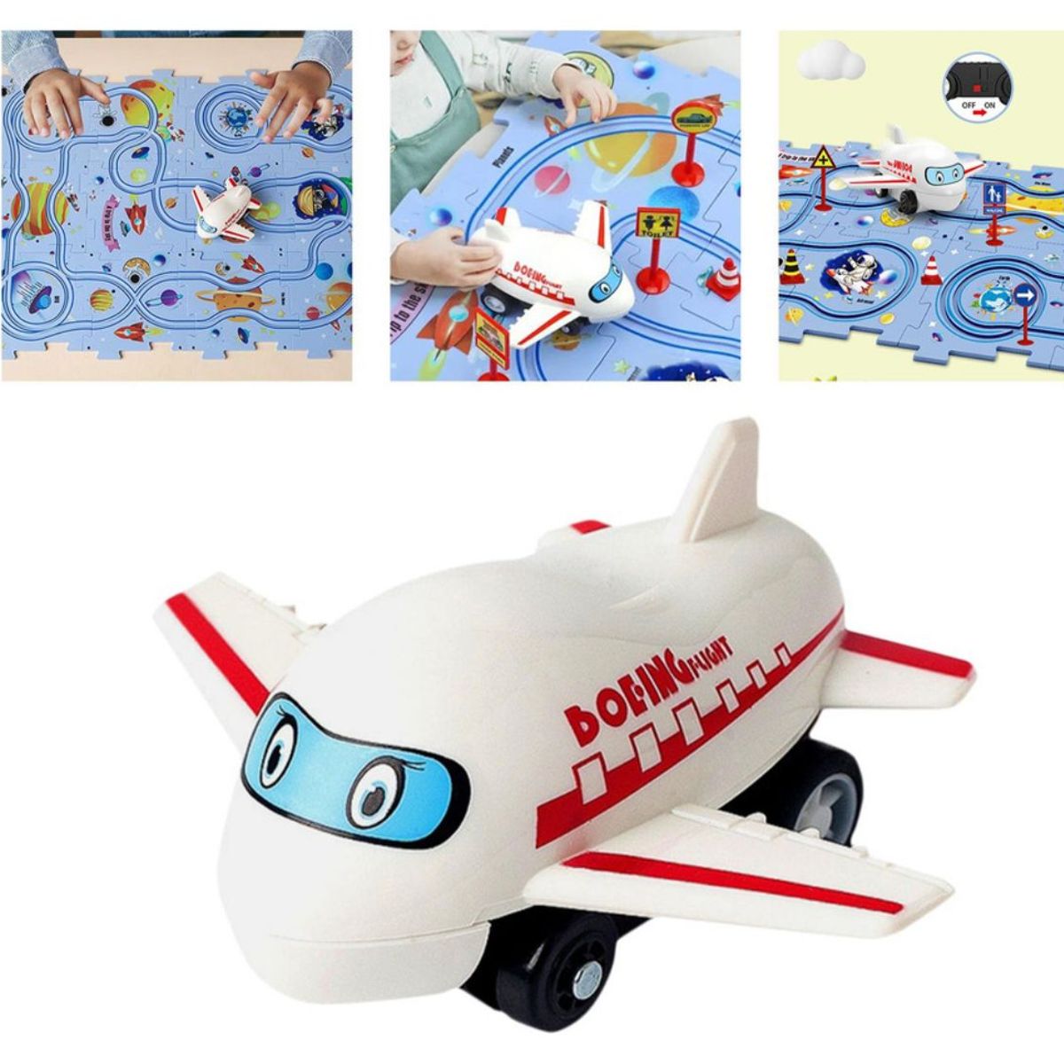 GENERICO - Juguete Educativo Montessori Pistas De Rompecabezas Constru