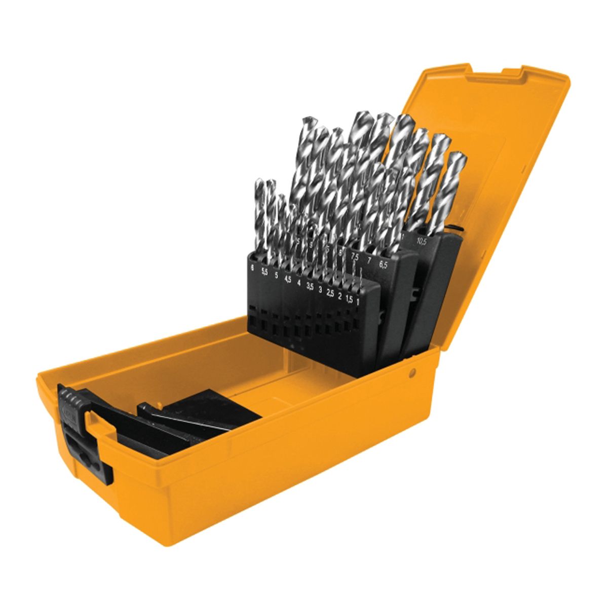 INGCO - Set De Brocas Para Metal Hss M2 Industrial 25 Piezas 1-13Mm Ingco Akd1251