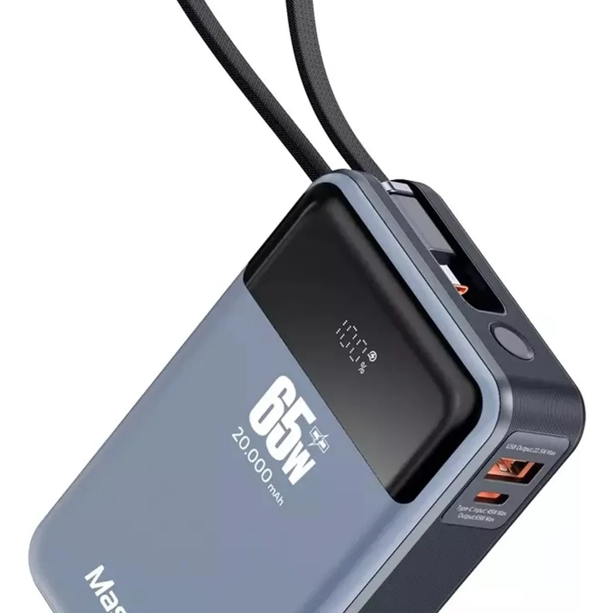 MASTER G - Cargador Portatil Bateria Power Bank Master-g 20000mah 65w