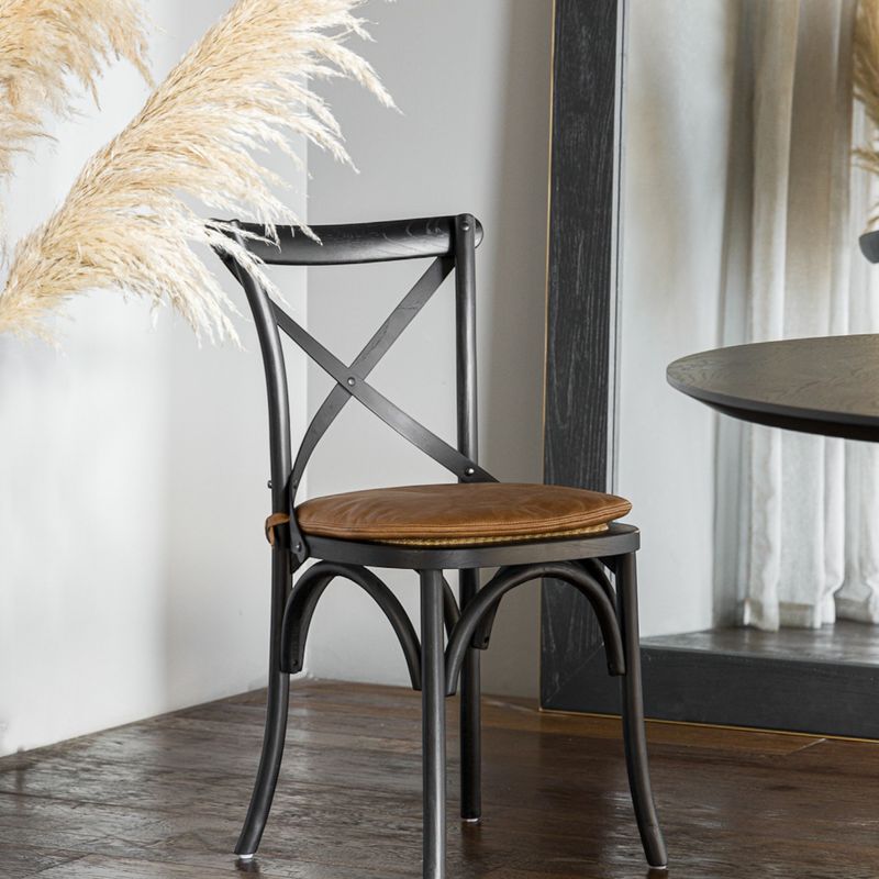 FORASTERO - Silla Crossback Cuero Camel Forastero