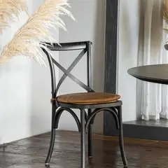 FORASTERO - Silla Crossback Cuero Camel