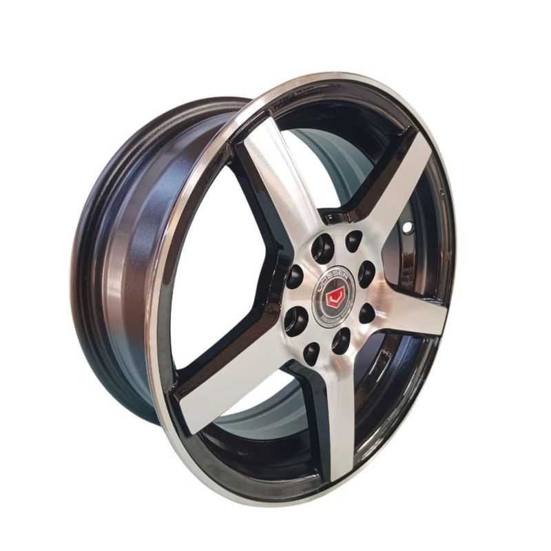 GENERICO - Juego de Llantas 14x55 4x1004x1143 Et35 black machined H2840