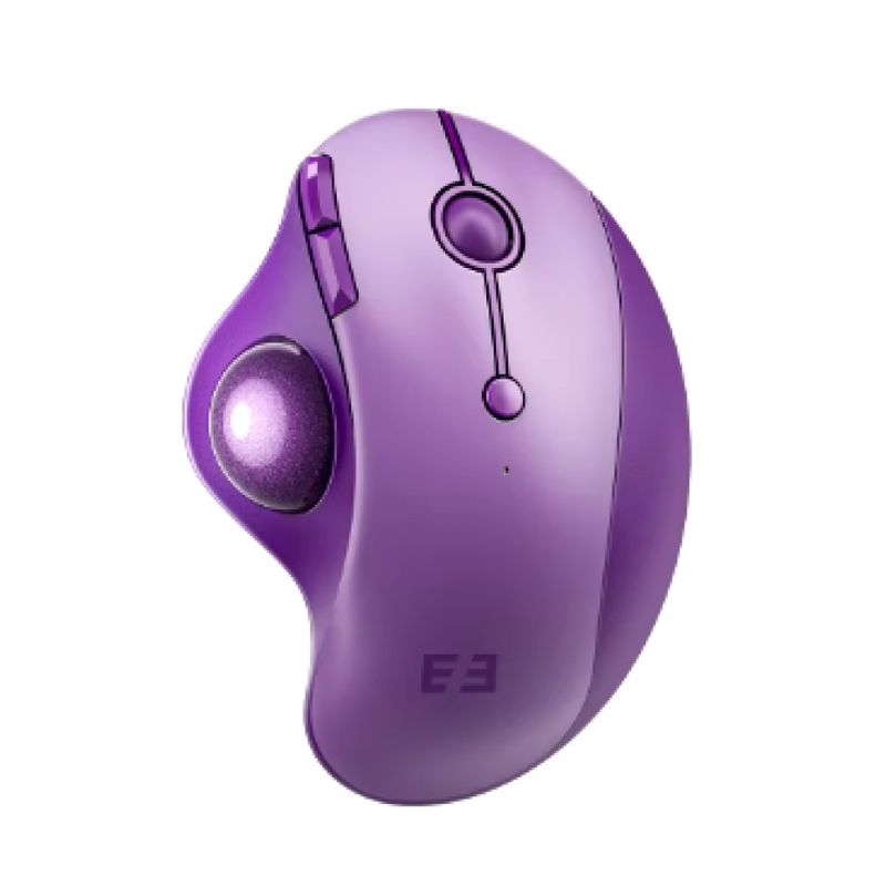 GENERICO - Mouse Trackball inalámbrico con Bluetooth ergonómico recargable