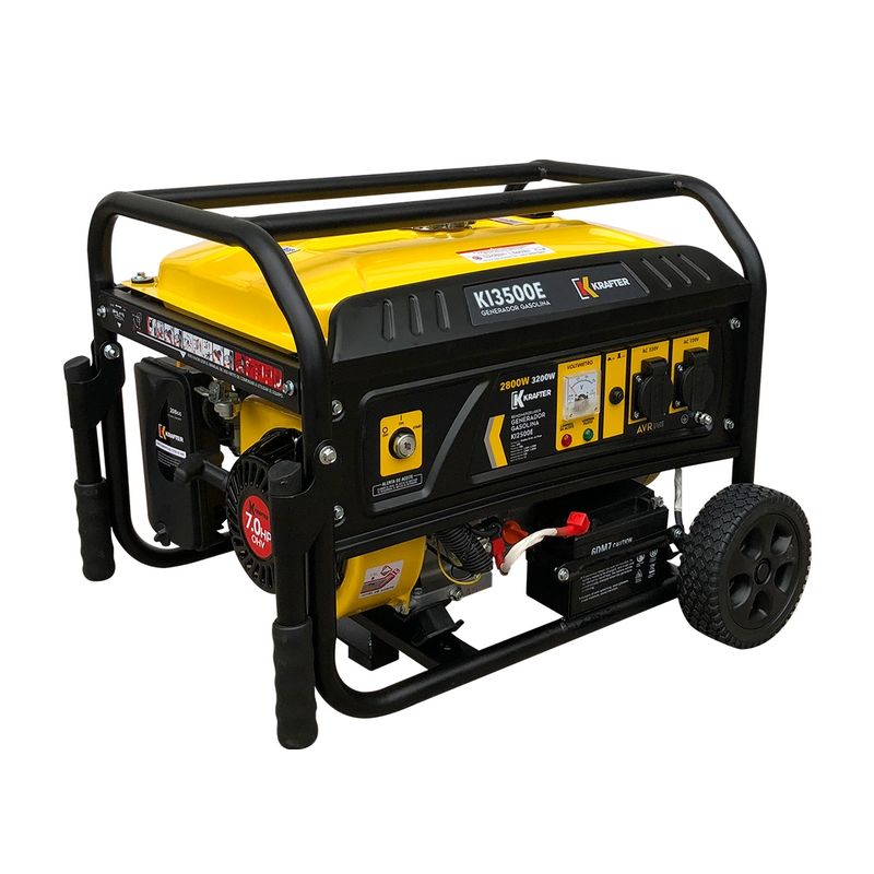 KRAFTER - Generador 3.2kva 220v gasolina partida eléctrica Krafter