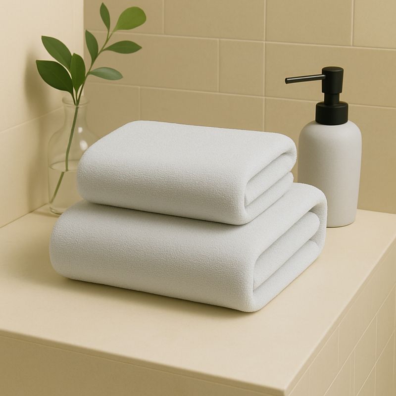 COSAS CASA - Toalla Gris Microfibra 070x130