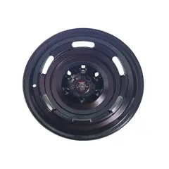 GENERICO - Juego de Llantas 16x85 6x1397 Et0 matt black H215-6