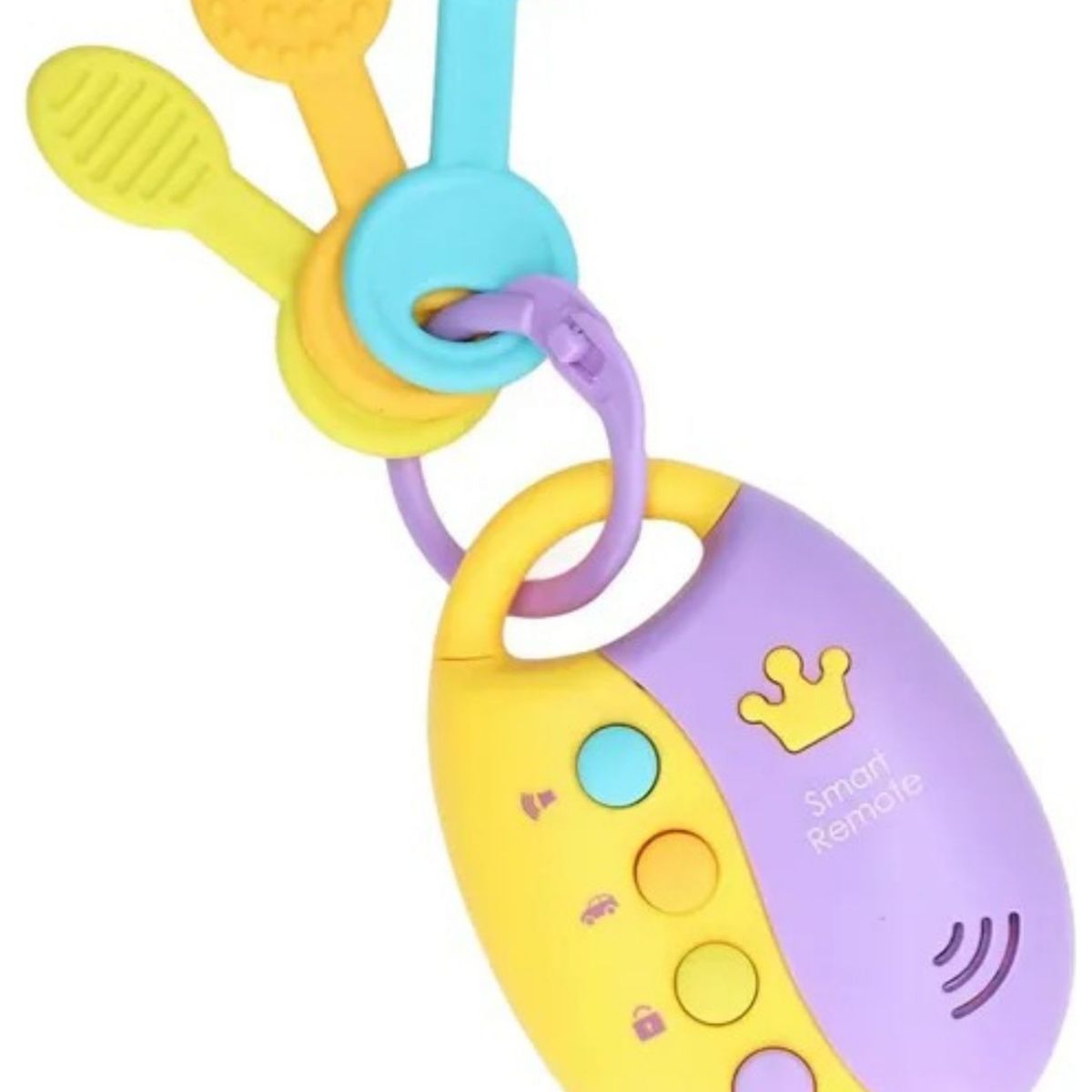 GENERICO - Sonajero Tipo Llavero De Auto Con Sonido Y Luces